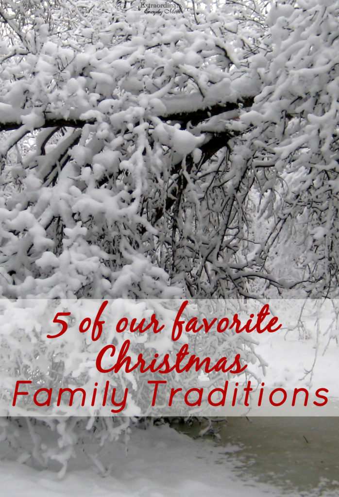 5 of our Favorite Christmas Family Traditions