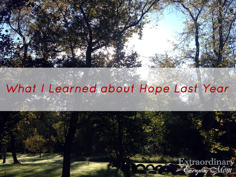 What I Learned About Hope Last Year